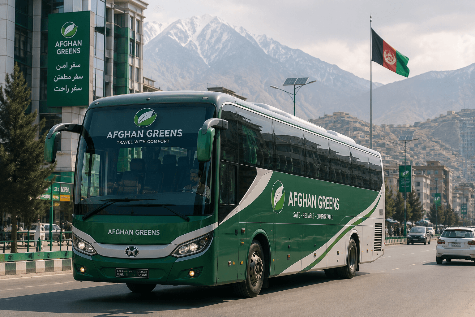 Afghan Greens bus